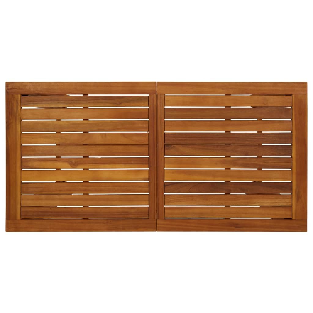 vidaXL Solid Wood Acacia Patio Bar Set 7 Piece Garden Outdoor Lawn Yard Terrace Balcony Backyard Bistro Pub Table and Stool Furniture