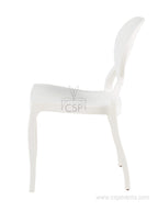 Commercial Seating Products Emma Armless White Chairs
