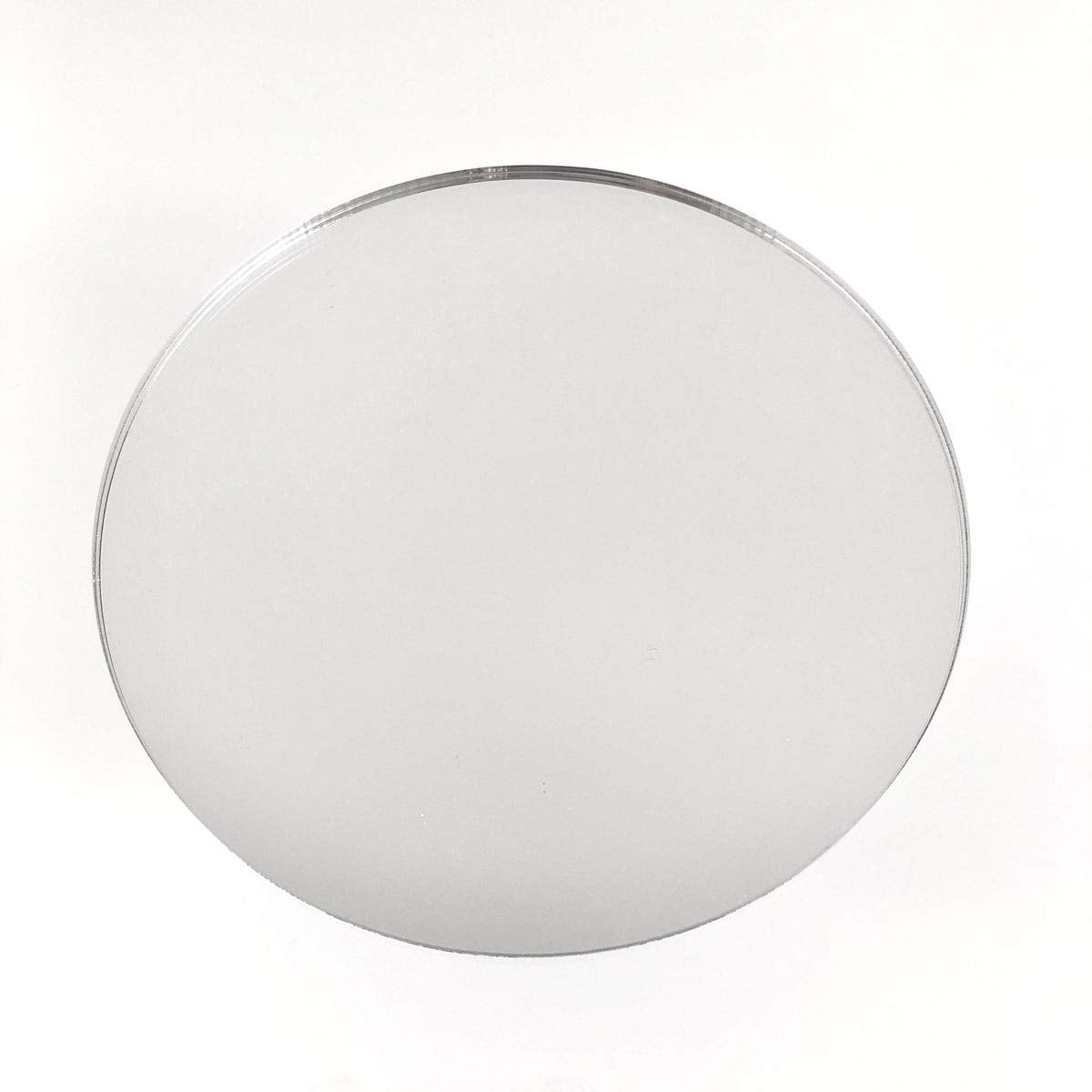 Acrylicblank Acrylic Silver Mirror Circle Disc Round, 1 Piece (1/8 Thick Silver Mirror, 10.5 Diameter)