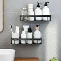 Kmils Self Adhesive Bathroom Shelf, Bathroom Organiser Without Drill, Bathroom Shelf For Wall, Bathroom Racks And Shelves (Pack 