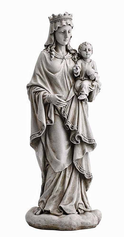 Christian Brands 18.5' Mary Queen Of Heaven With Child Garden Statue