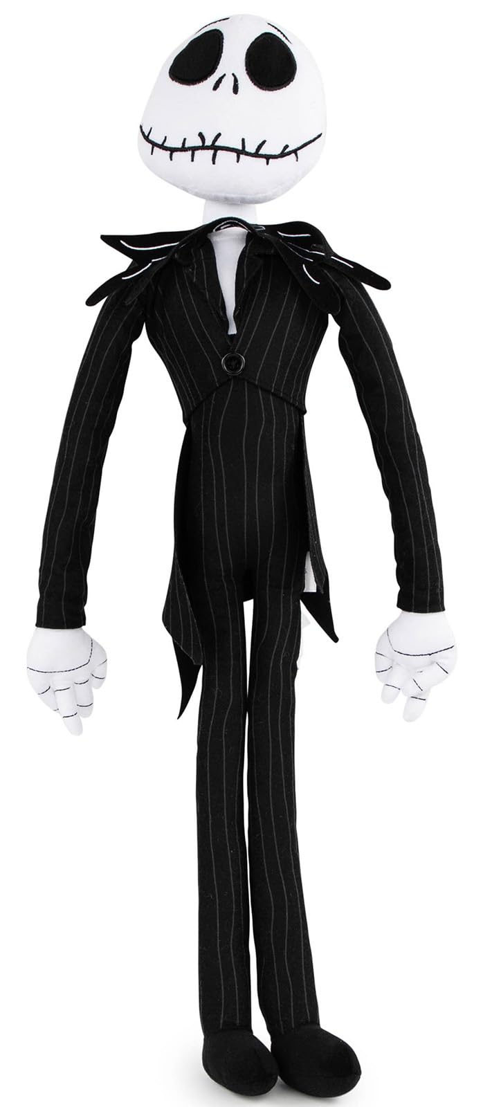 Jay Franco Disney Nightmare Before Christmas Plush Stuffed Jack Skellington Pillow Buddy - Kids Super Soft Polyester Microfiber