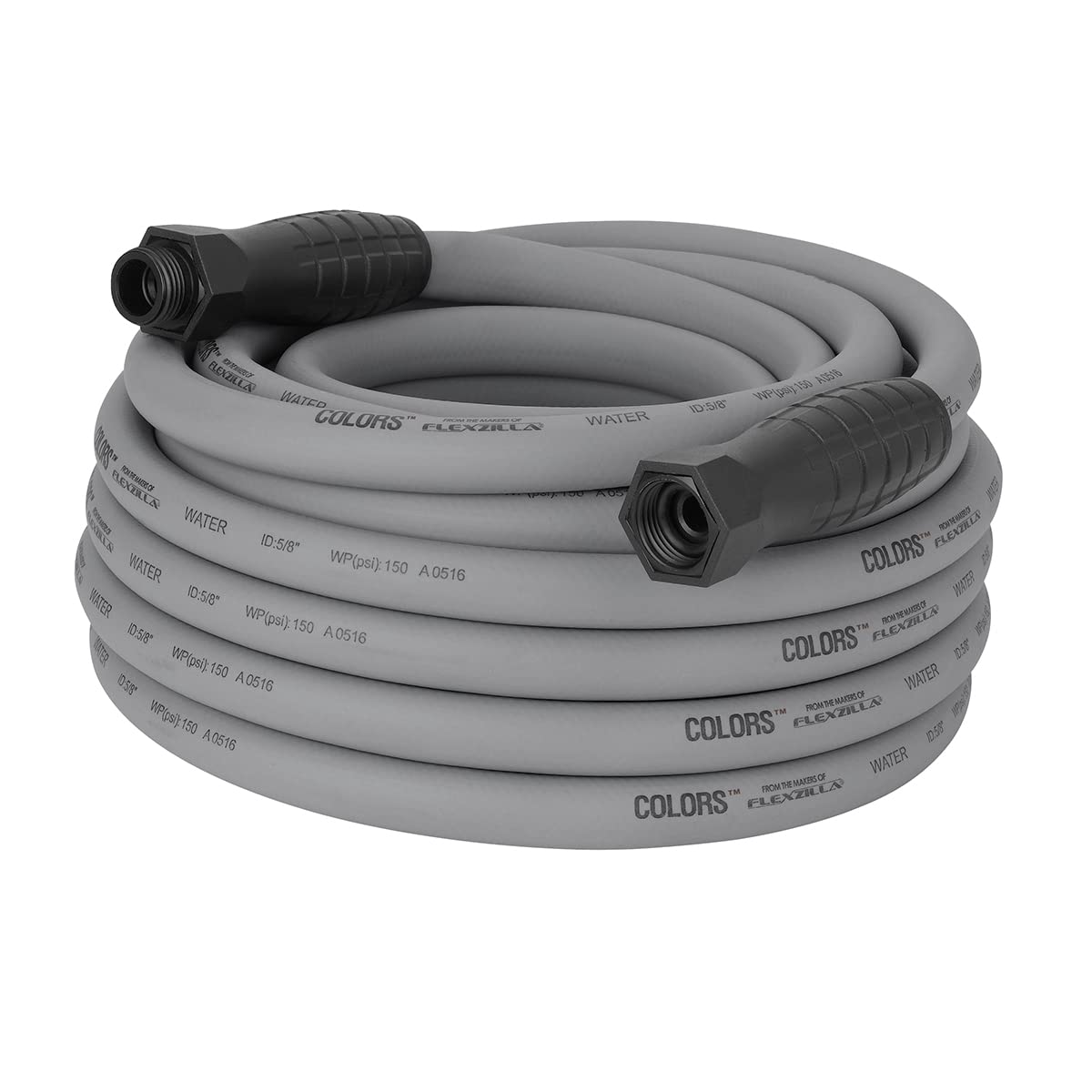 Colors Garden Hose 5/8' 50' 3/4' - 11 1/2 Ght Slate Gray