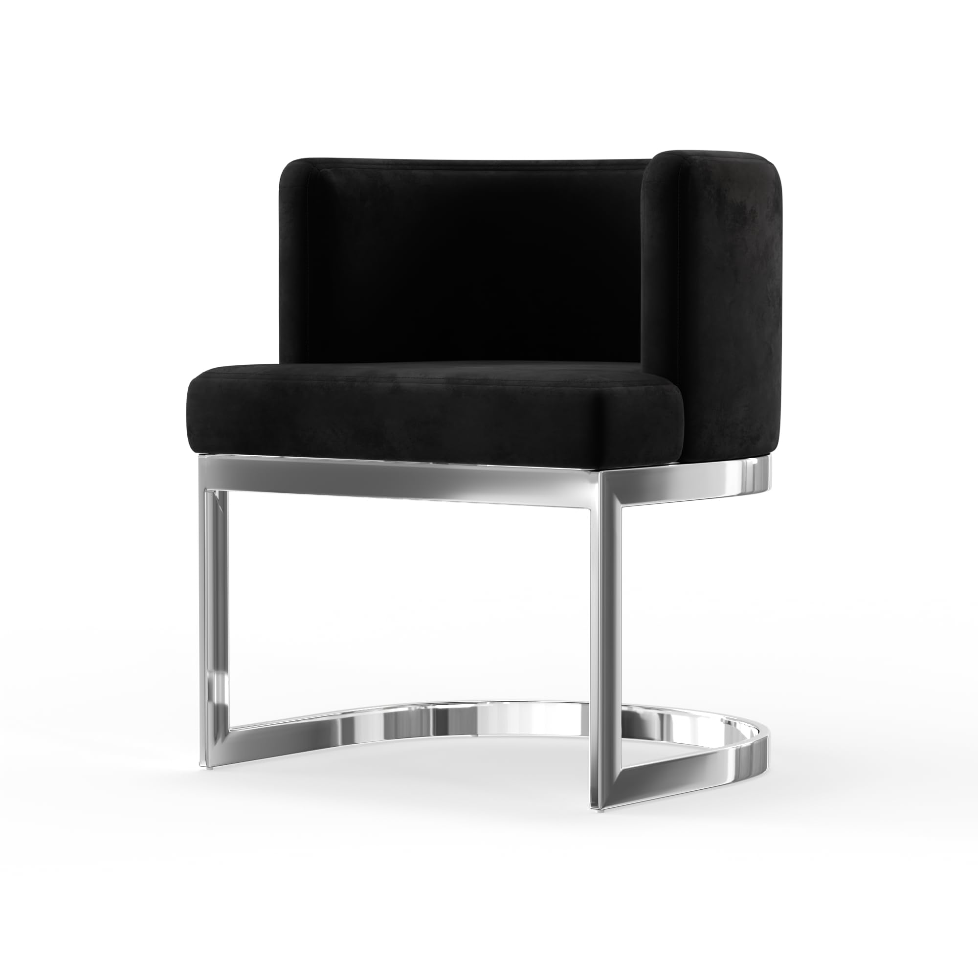 Neos Modern Furniture C1422K-SS Chair, Black