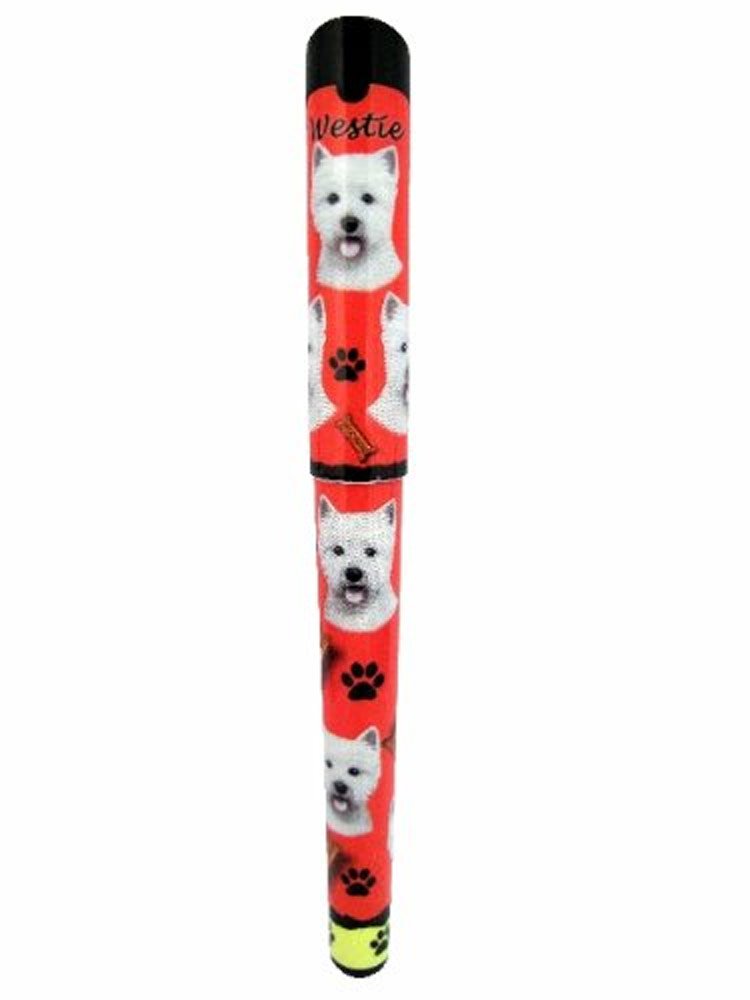 E&S Pets Westie Pen Easy Glide Gel Pen, Refillable With A Perfect Grip, Great For Everyday Use, Perfect Westie Gifts For Any Occ