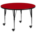 Flash Furniture 48 Rnd Red Activity Table