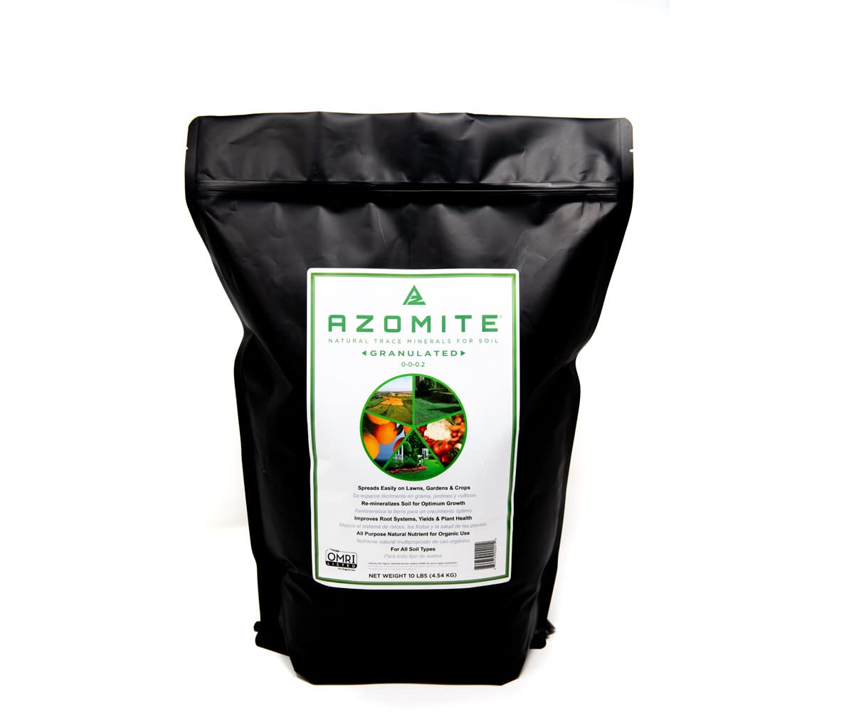 Azomite Am50010 Pelletized Trace Minerals, 10 Lbs, White