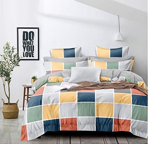 The Home Style Super Soft Glace Cotton 350 Tc King Size Ac Comforter Ii Blanket Ii Duvet For Double Bed With 1 Flat Bedsheet And
