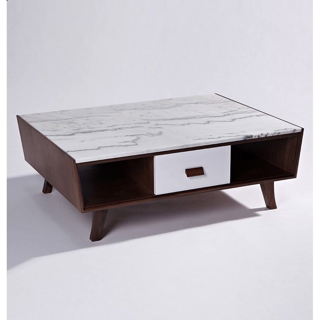 Vera Wood & Marble Coffee Table