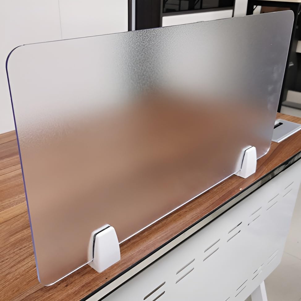 Nisorpa 4Pcs Acrylic Desk Divider Privacy Panels, 23.6inch X 15.8inch ...