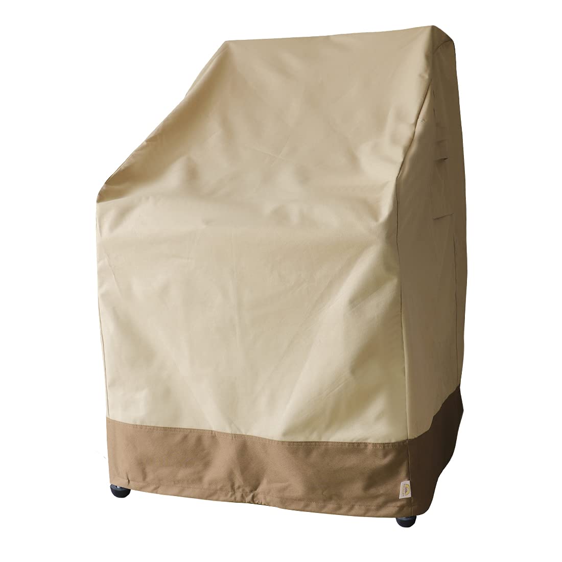 Vanteriam Patio Stackable Chairs Cover - Durable And Waterproof Large Outdoor Stacking Chairs Cover, Fits Stack Of Up To 8 Chair