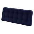 Homelysian Tufted Bench Cushions For Outdoor Furniture, 59' X 18' Porch Swing Cushions Filled With Foam, Overstuffed Patio Cus