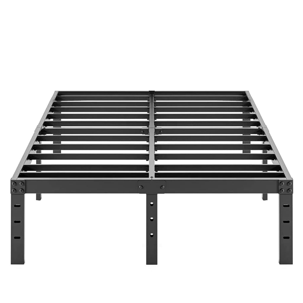 Comasach 18 Inch Tall Metal Platform King Size Bed Frames With Maximum Storage, Anti-Slip Strengthen Support Mattress Foundation, Noise Free