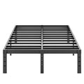 Comasach 18 Inch Tall Metal Platform King Size Bed Frames With Maximum Storage, Anti-Slip Strengthen Support Mattress Foundation, Noise Free