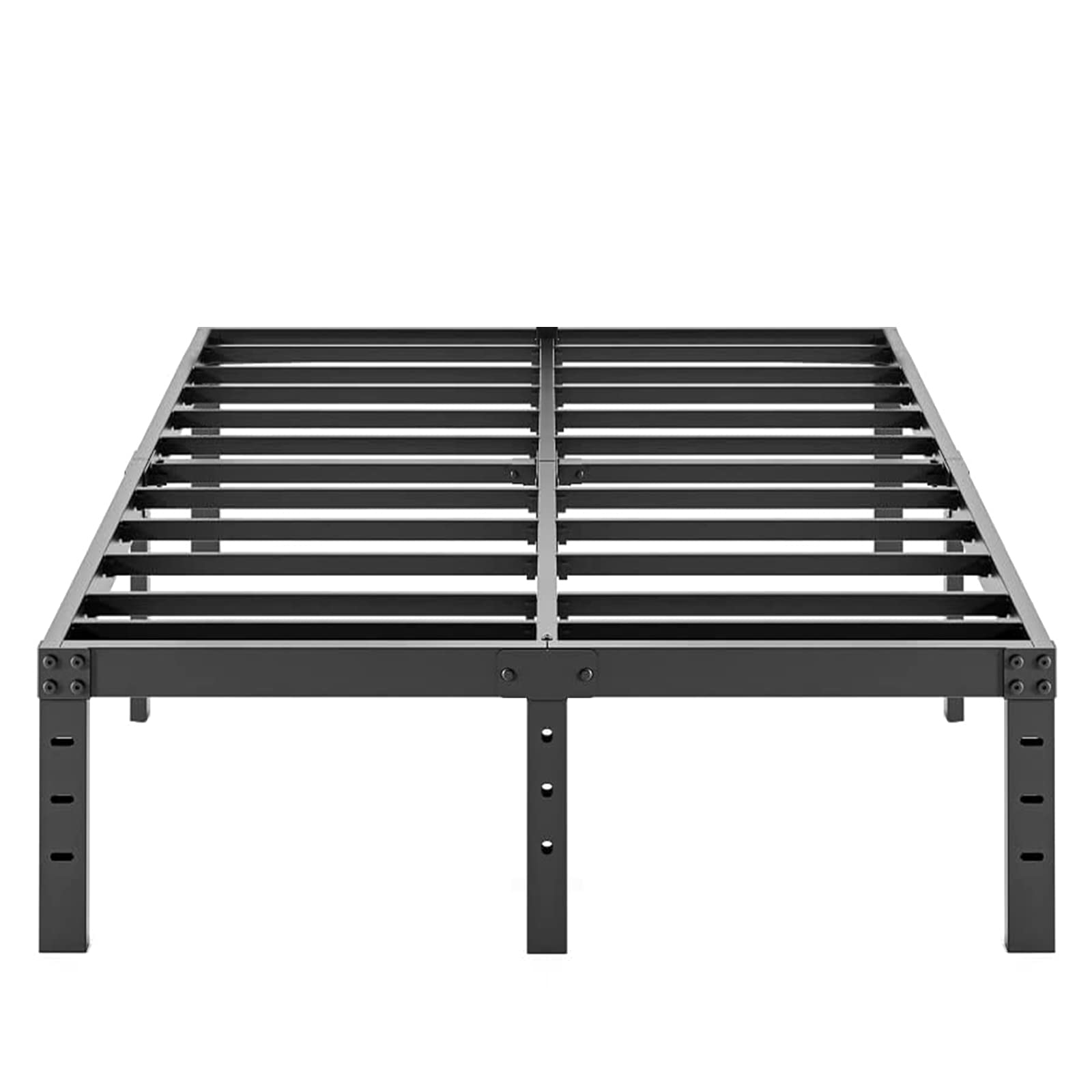 Comasach 18 Inch Tall Metal Platform King Size Bed Frames With Maximum Storage, Anti-Slip Strengthen Support Mattress Foundation, Noise Free