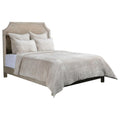Kosas Home Dimitry 96X108 Rayon Velvet And Cotton Sateen King Quilt In Beige