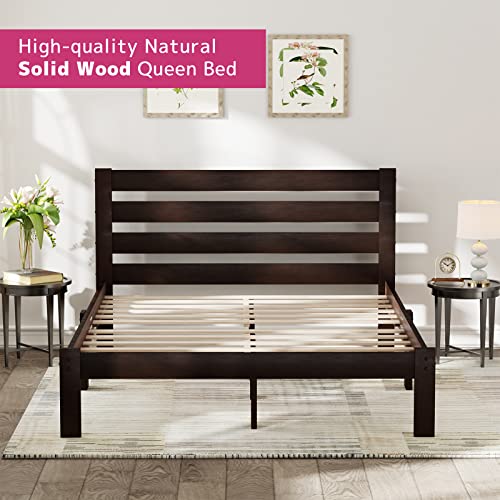 Acme Furniture Kenney Queen Wood Bed In Espresso Brown