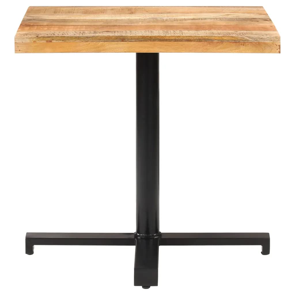 Bistro Table Square 31.4&quot;x31.4&quot;x29.5&quot; Rough Mango Wood