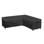 Purefit Outdoor Sectional Sofa Cover Waterproof L Shaped Patio Furniture Covers For Deck, Lawn And Backyard, 104”X83” Right Facing, Black