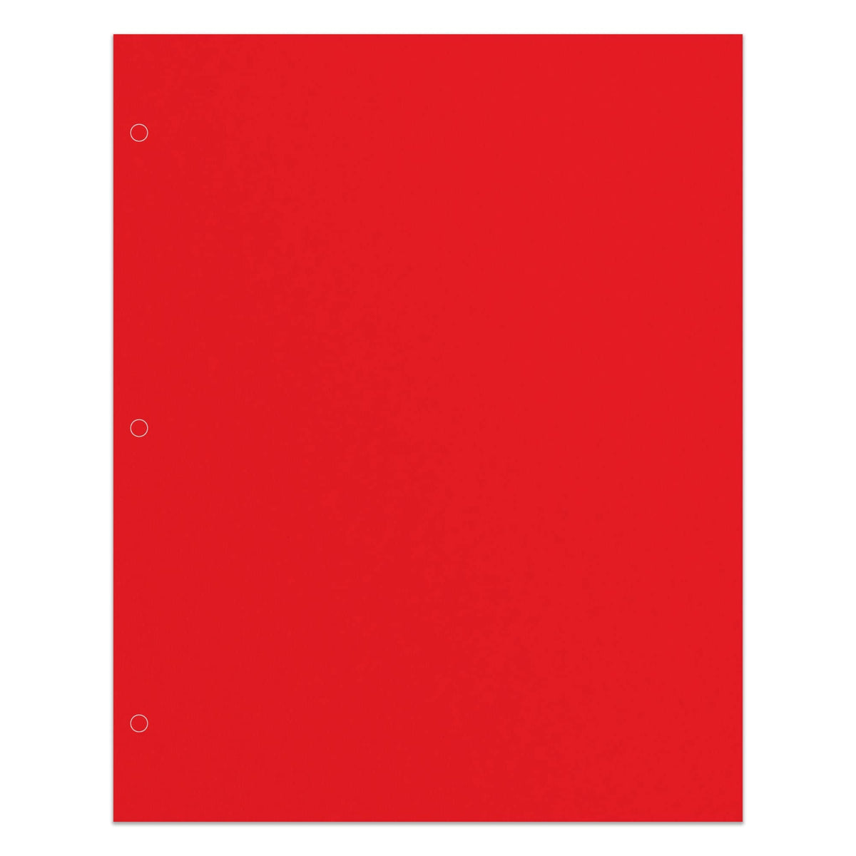 Office Depot Brand School-Grade 2-Pocket Paper Folder, Letter Size, Red