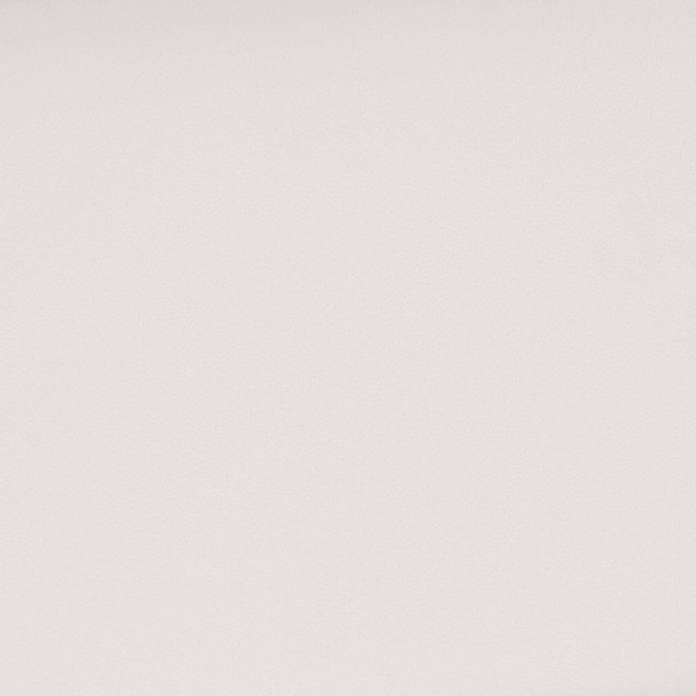 Flash Furniture Hercules Alon Series White Leathersoft 24&quot; Diameter Round Ottoman With Brushed Stainless Steel Base