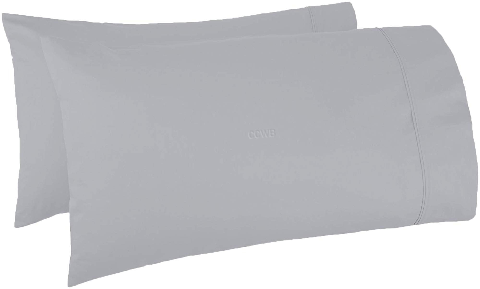 TBM Oversize Pillow Case Silver King Extra Large Fits Even The Fluffiest Pillows Including The Pancake Pillow Sleeve Style Extra