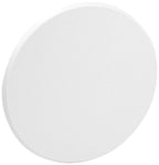 Prime-Line U 9265 Vinyl Circular Wall Protector With Self-Adhesive Backing, 7-In. Diameter, White (Single Pack)