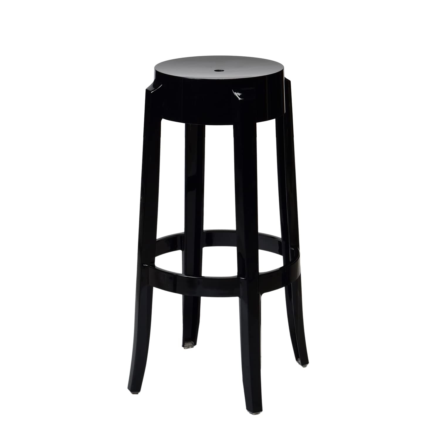 Commercial Seating Products Black Kage Backless Stool Chairs