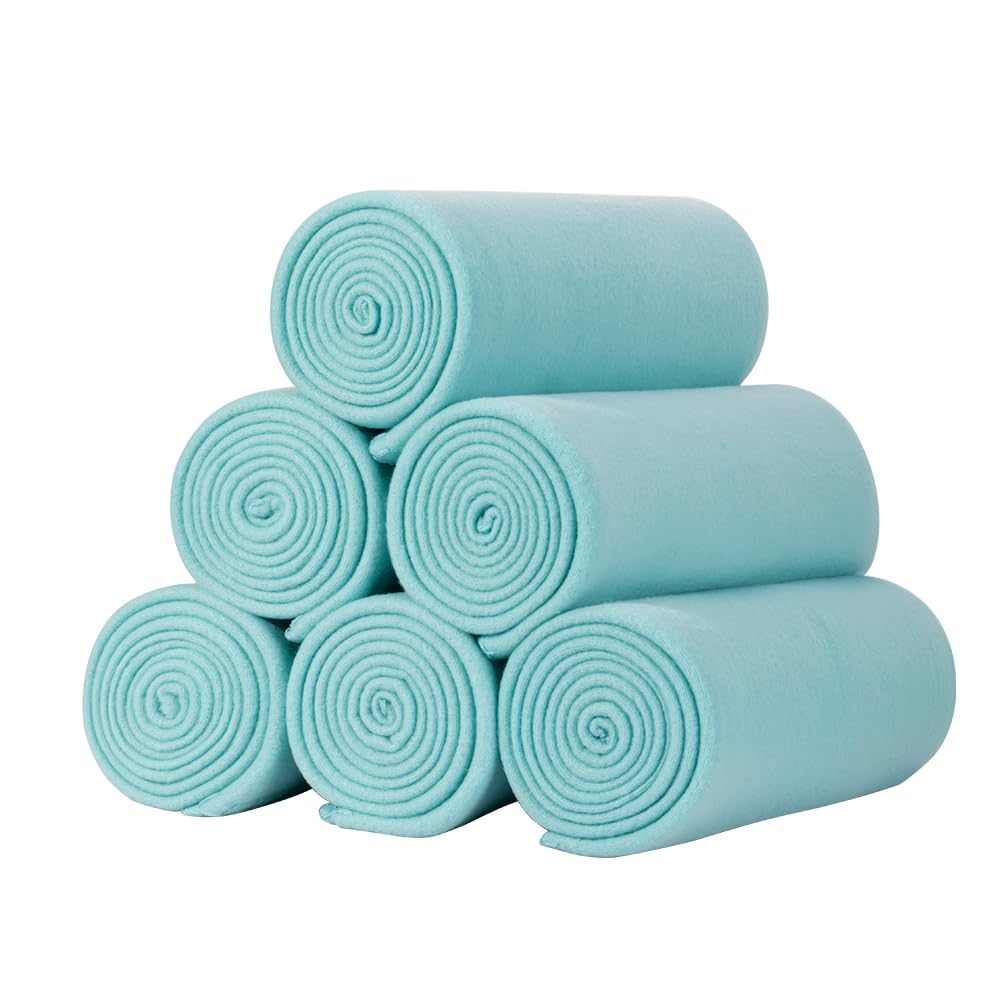 Seabeauty Cozy Fleece Blanket Bulk-(Pack Of 6) Comfortable Fleece Throw Blanket Suitable For Home Bed Sofa Office Camping And Pe