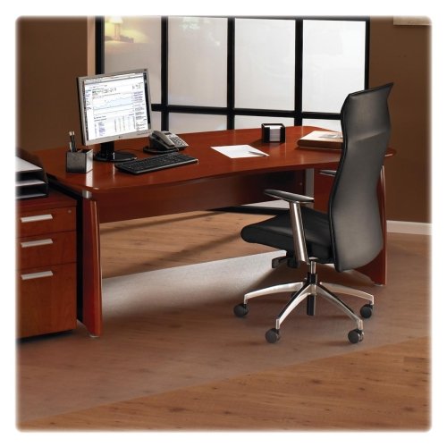 Floortex XXL Polycarbonate Chairmats-Chairmat, 60&quot;x118&quot;, Clear