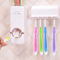 Dhruheer Hands Free Creative Toothpaste Dispenser Automatic Toothpaste Squeezer Dispenser Organizer Stand Storage Holder Rack Ca