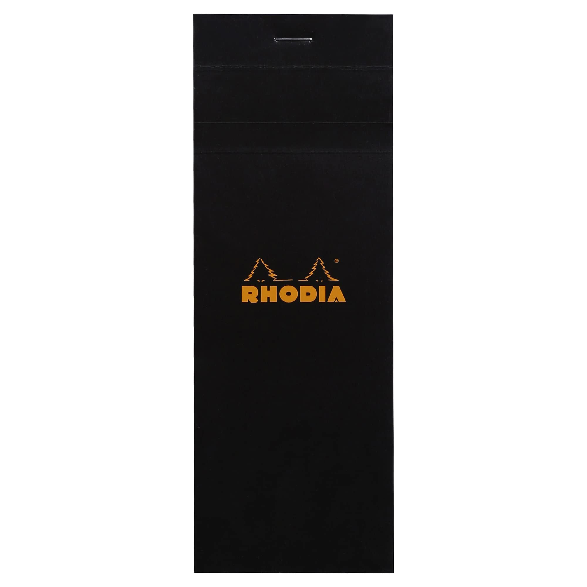 Rhodia Shopping List Pad, No8, Squared - Black