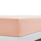 Clara Clark Bed Sheets, Premier 1800 Series 4 Piece Bed Sheet Set, Deep Pocket, Wrinkle, Fade, Stain Resistant, Luxury Soft Bedding Sheets & Pillowcases, Twin, Peach