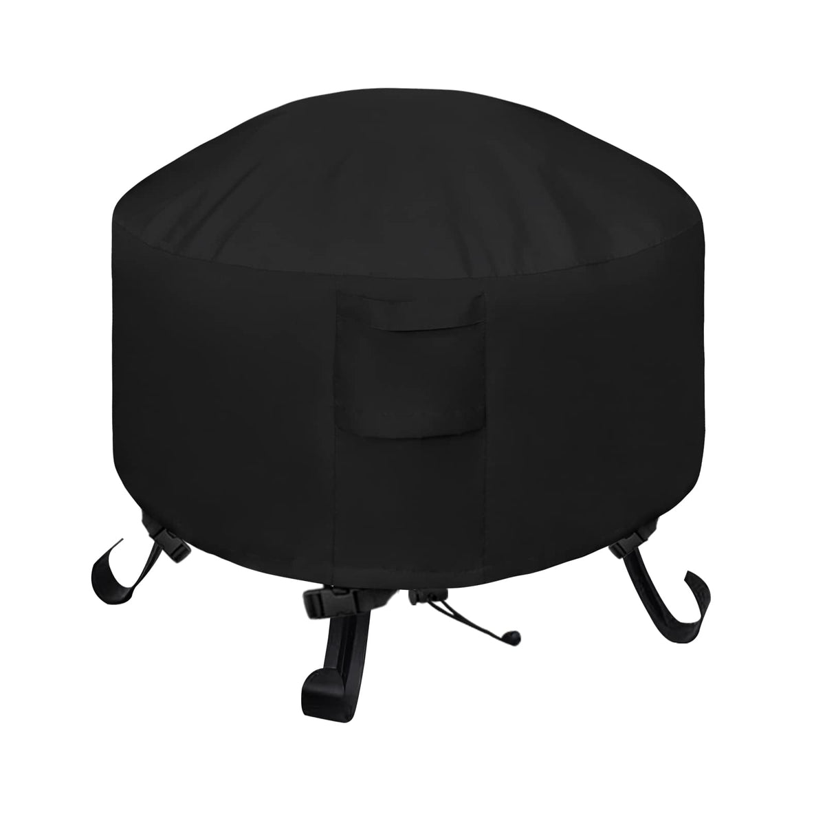 Easy-Going Outdoor Fire Pit Cover Round 36' Dx20 H, Durable Outdoor Gas Firepit Cover, Waterproof And Weatherproof Cover For Fi