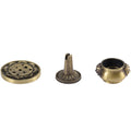 HOKPA Incense Burner, 3Pcs Bronze Incense Burner Holder Cone Holder Bowl-Shape Incense Burner for Joss Stick, Tower Incense, Inc