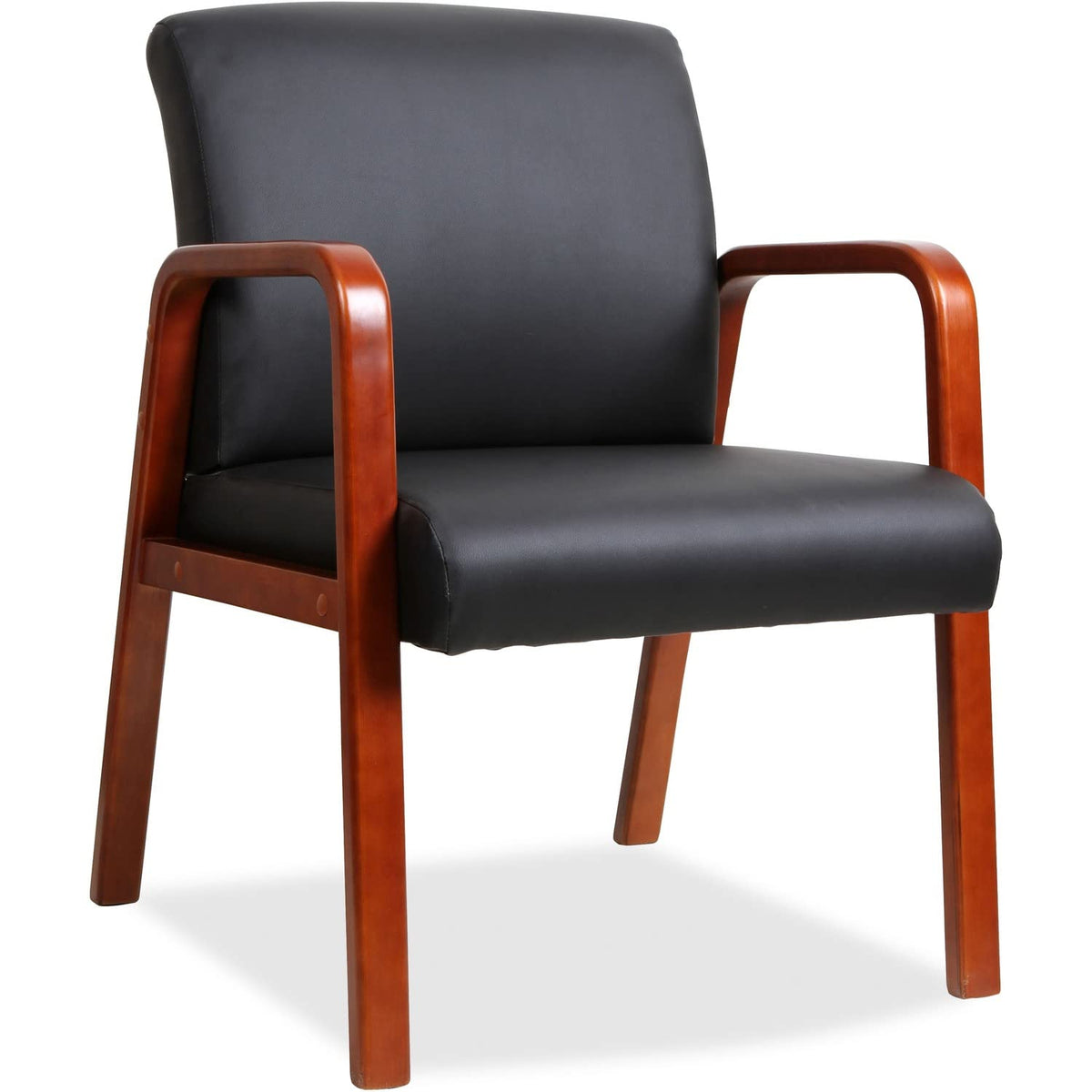 Lorell Guest Chair, Black/Cherry