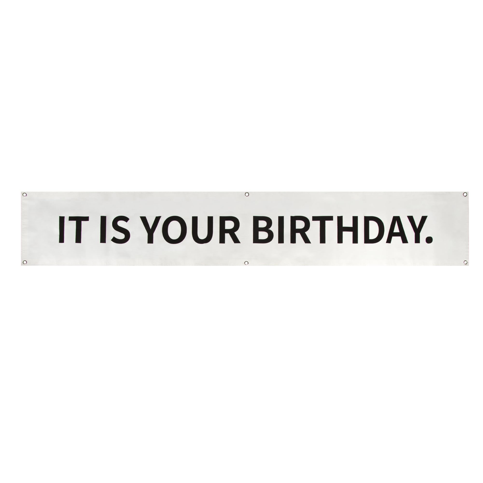 It Is Your Birthday Banner The Office Merchandise Banner, The Office Vinyl Banner 6 X 1 Ft With Metal Hanging Grommets For The O