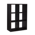 Galli 6 Cubby Storage Cabinet Espresso
