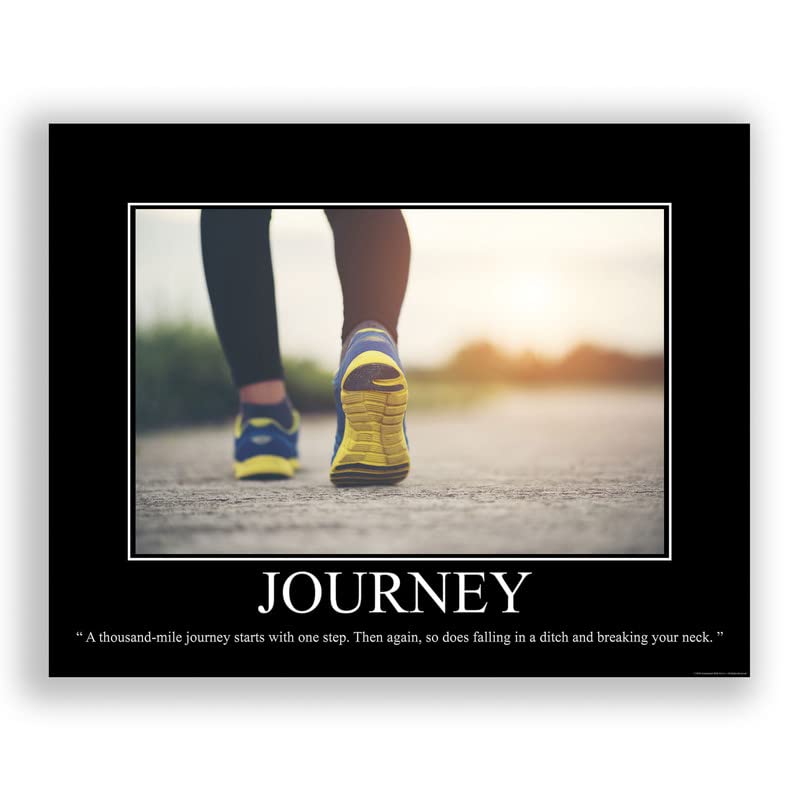 Journey Demotivational Poster Snarky Ironic Funny Sarcastic Office Wall Decor Art Print 11x14 Inches Unframed
