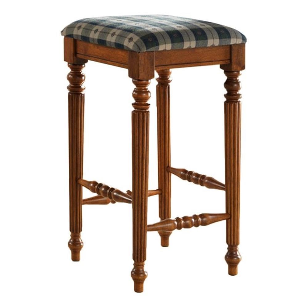 Monarch Specialties Dark Oak Barstool (2 Piece), 29&quot;, Brown