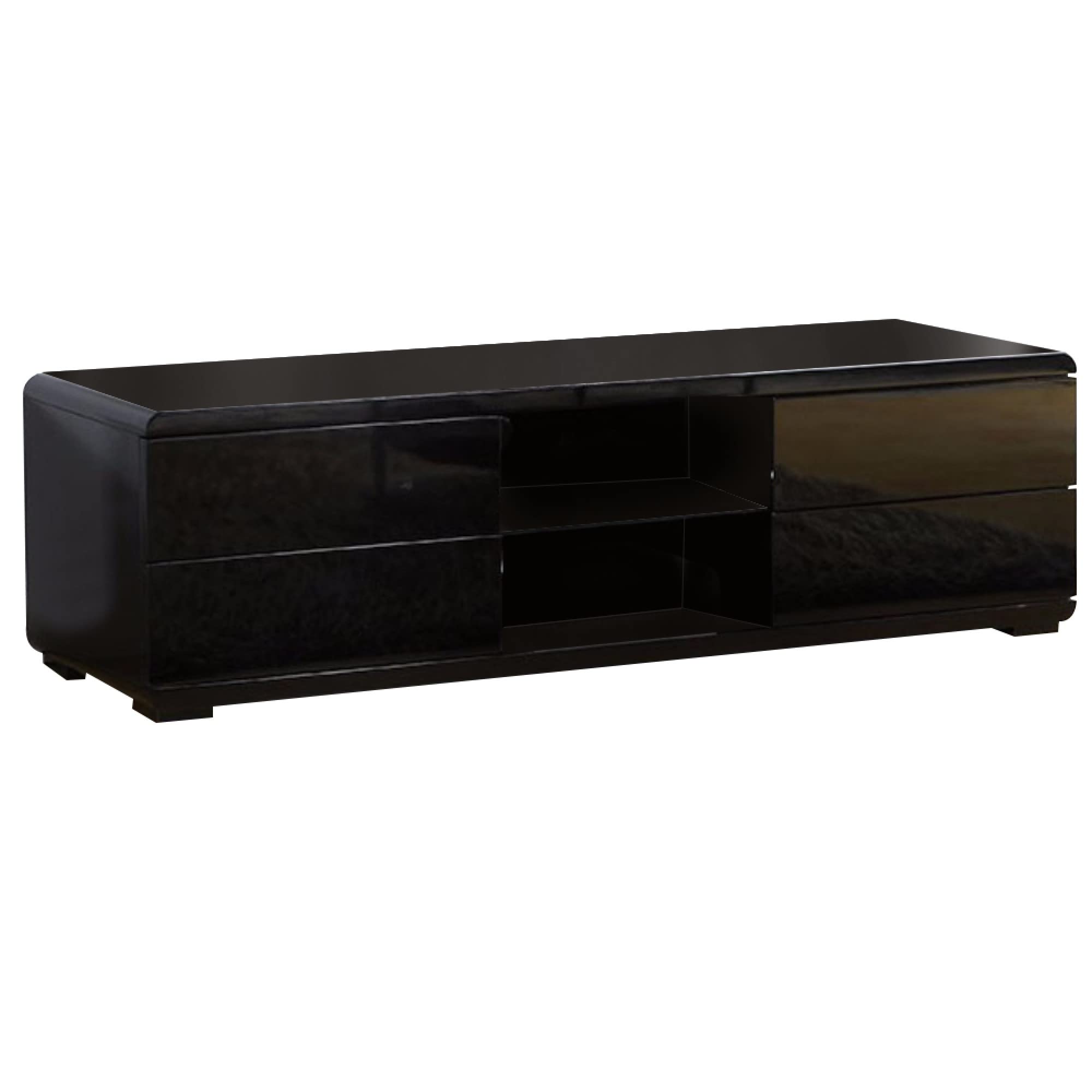 Benjara Benzara Contemporary Tv Console, Black, One,