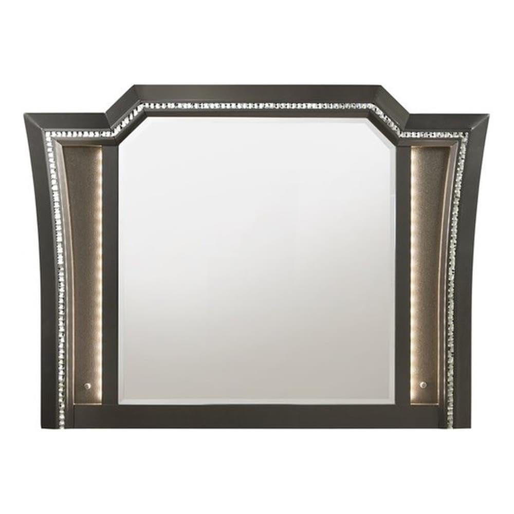 Acme Kaitlyn Metal Mirror with LED