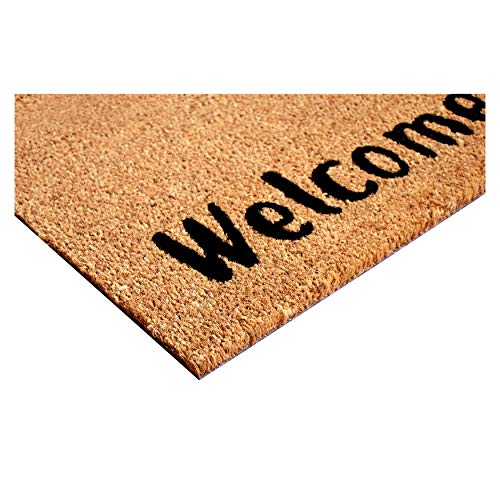 Calloway Mills Az105001729 Kitty Korner Doormat, 17' X 29', Natural/Black