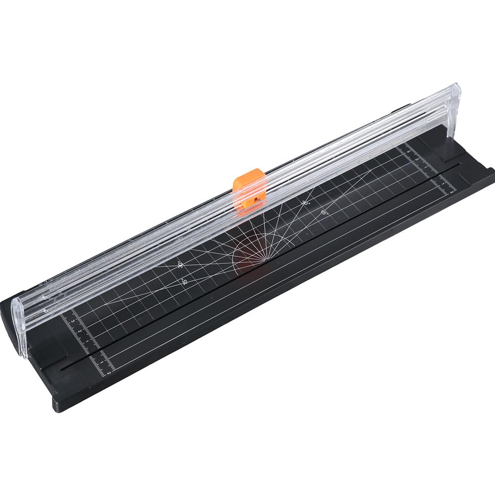 A3 Paper Cutter Portable Trimmer - 14 Inch Paper Trimmer For Scrapbooking, Craft Paper Cutter Guillotine With Automatic Security
