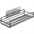 Lahimo Metal Wall Mounted Storage Rack Bathroom Shelves Bathroom Organiser Shelf Rack/Shelf For Kitchen With Magic Adhesive Stic