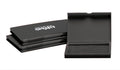 School Smart Pre-Inked Stamp Pad, Size 1, Black - 084906