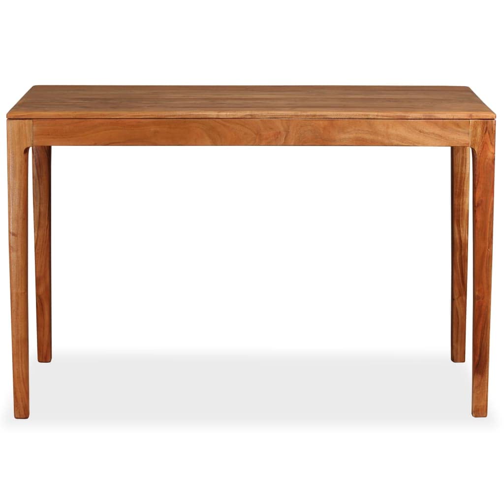 vidaXL Dining Table Solid Wood 46.5&quot;x23.6&quot;x29.9&quot;