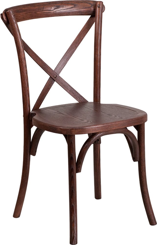 Flash Furniture HERCULES Series Mahogany Cross Back Chair