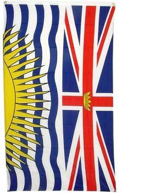 New 3X5 British Columbia Province Canada Flag 3 X 5
