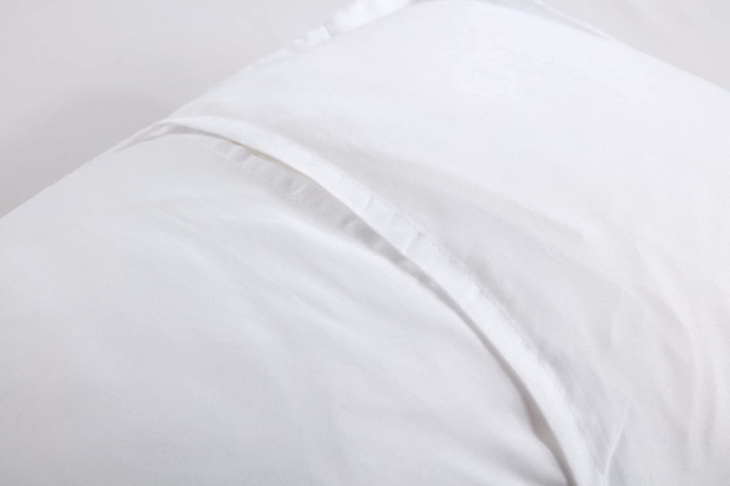 Marcielo 2 Pcs Embroidered Pillow Shams, Decorative Microfiber Pillow Shams, Rose Rp(King)